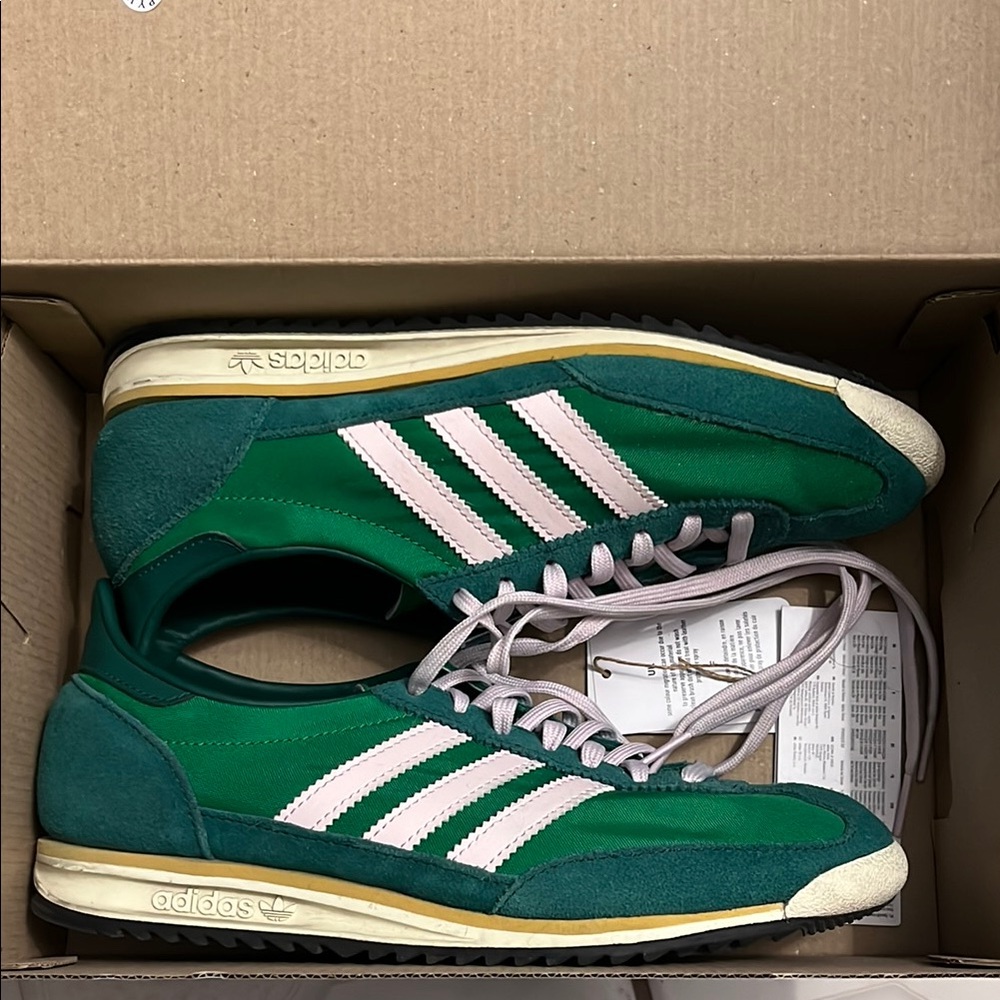 Adidas Men's Green Sneakers